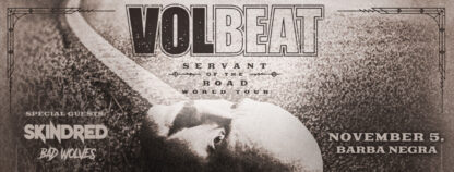 VOLBEAT/ ÚJ HELYSZÍN!!